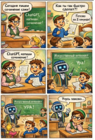 Комикс «Век живи - век учись заново»